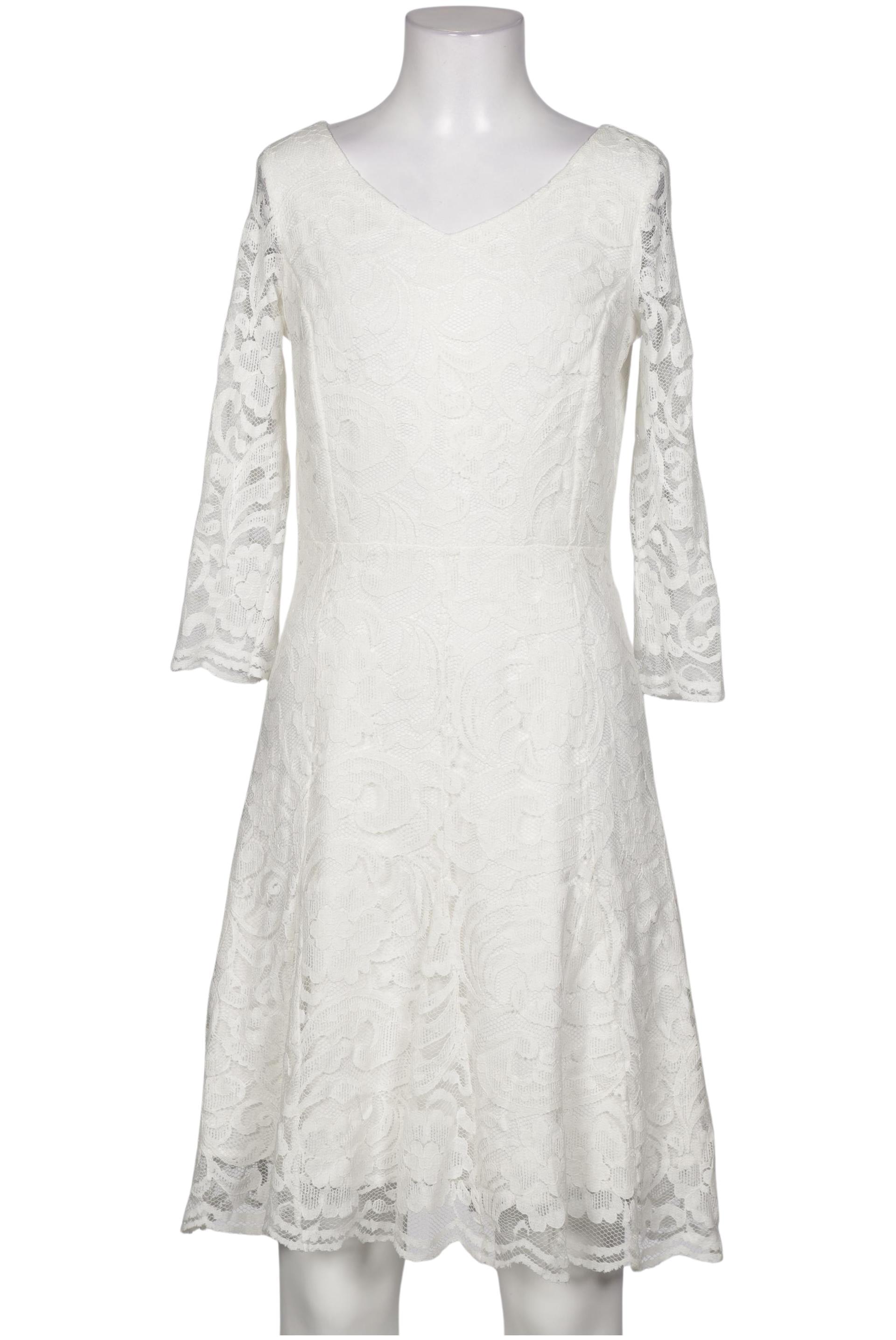 

Comma Damen Kleid, weiß, Gr. 34