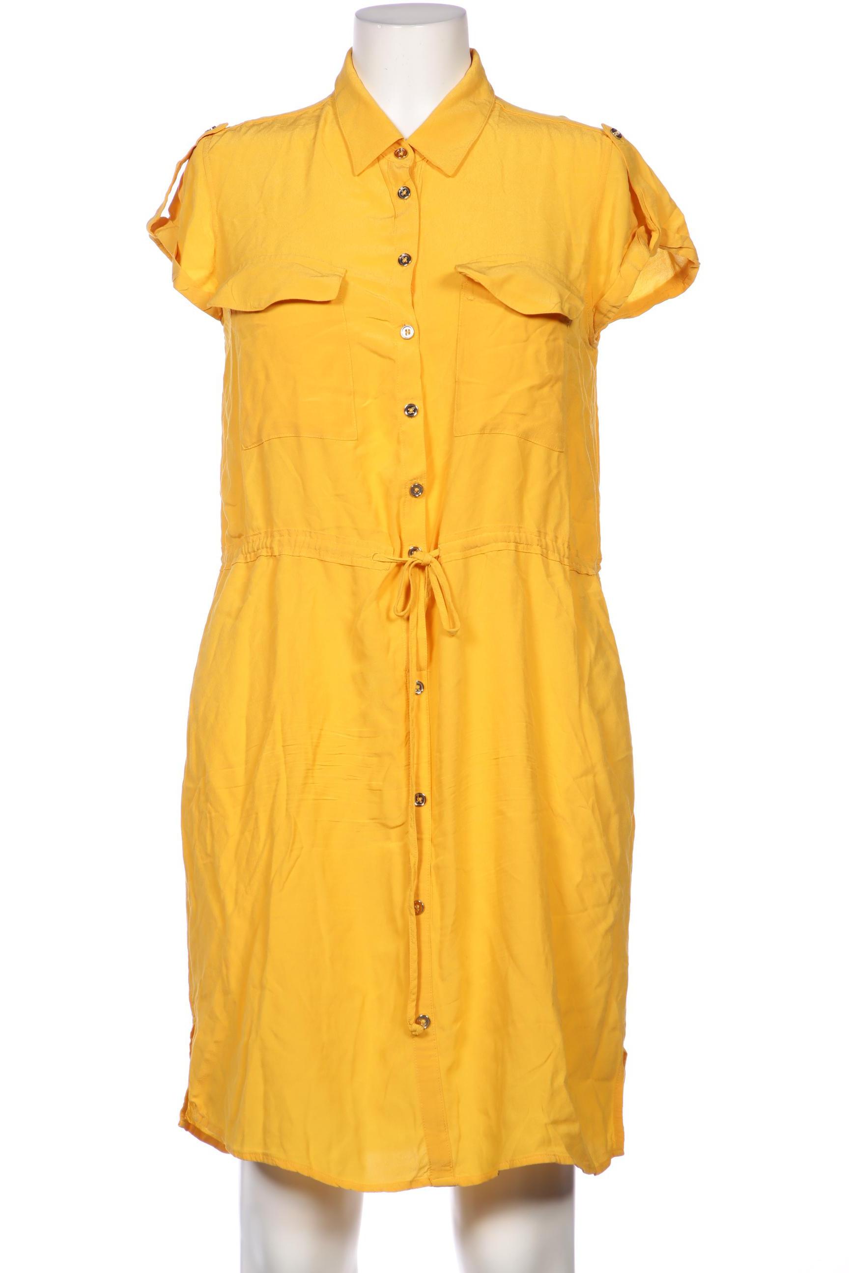 

Comma Damen Kleid, gelb, Gr. 42