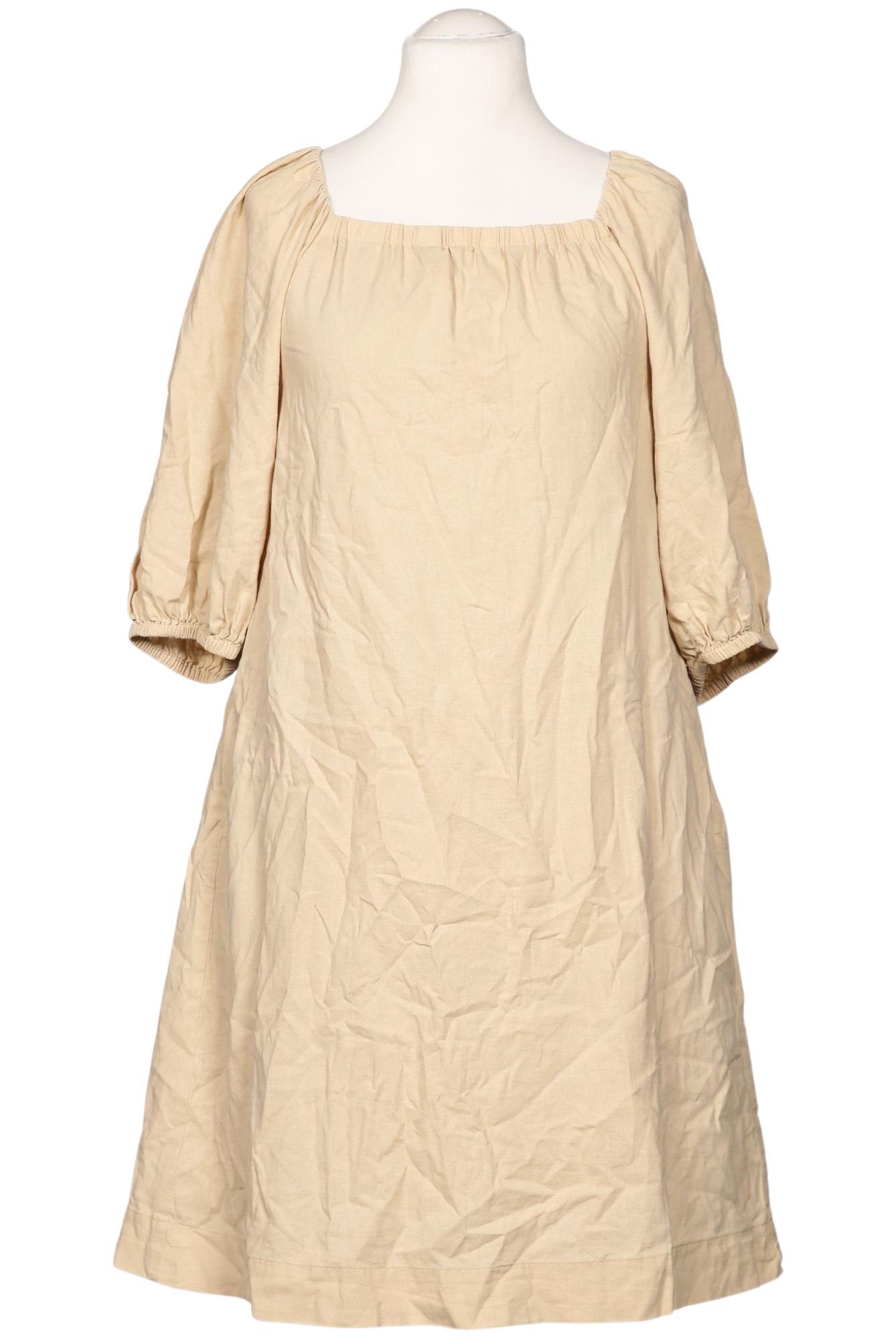 

Comma Damen Kleid, beige, Gr. 40