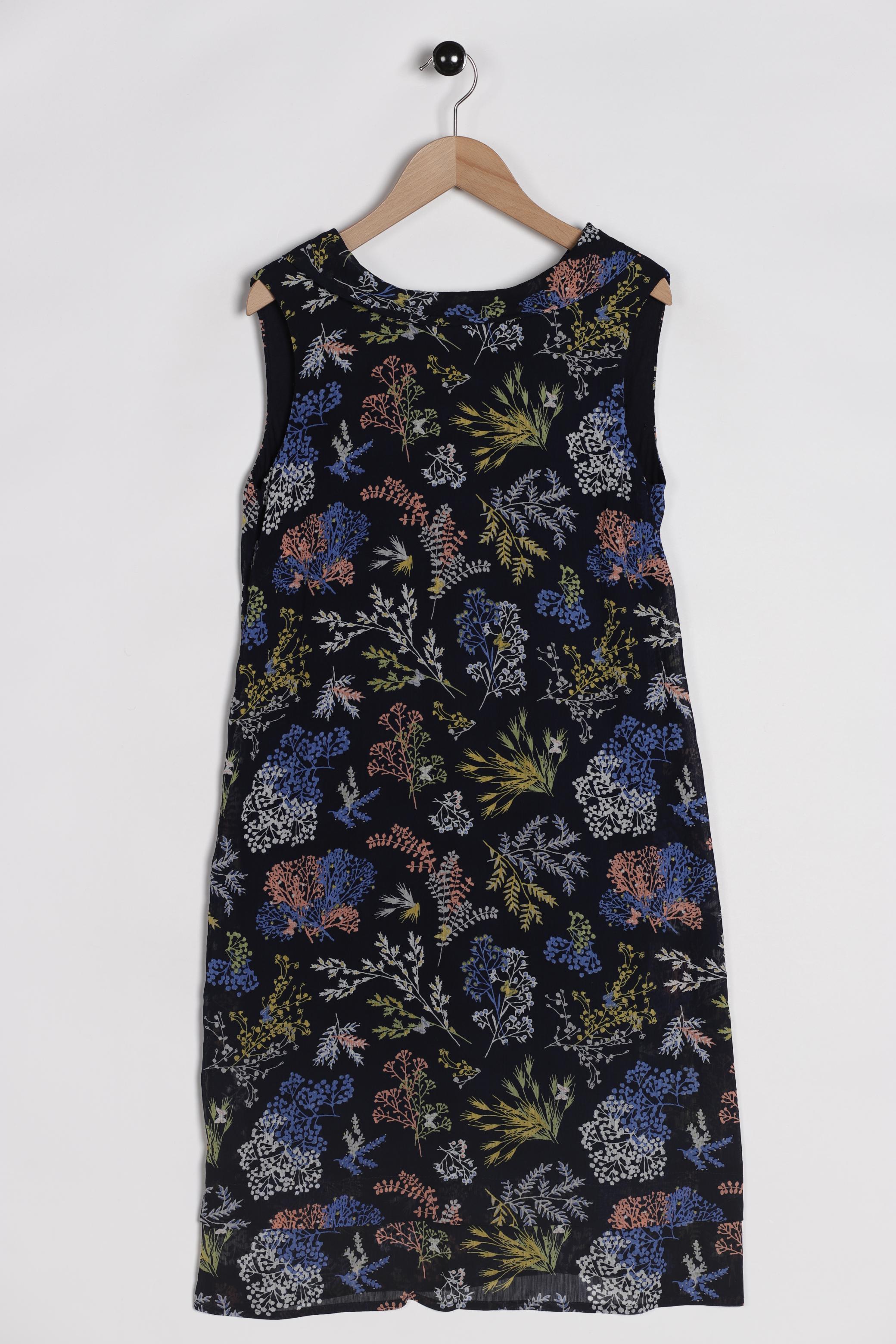 

Comma Damen Kleid, marineblau, Gr. 34