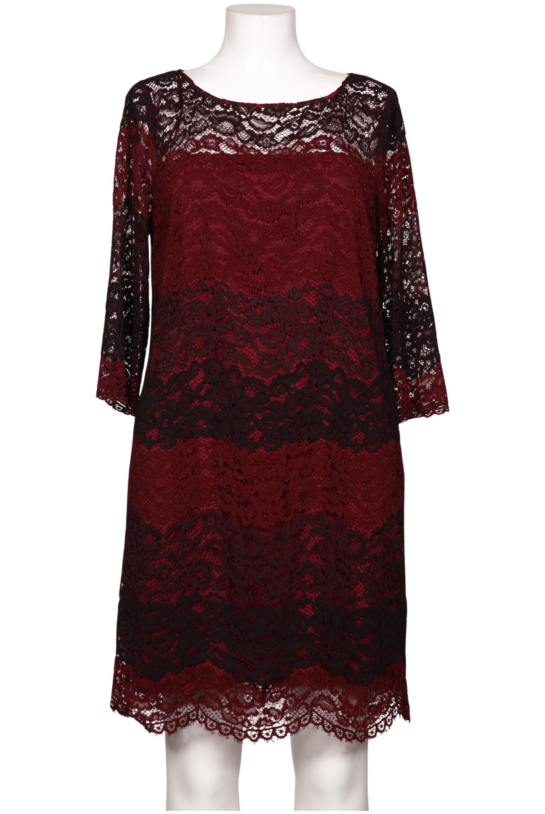 

Comma Damen Kleid, bordeaux, Gr. 44