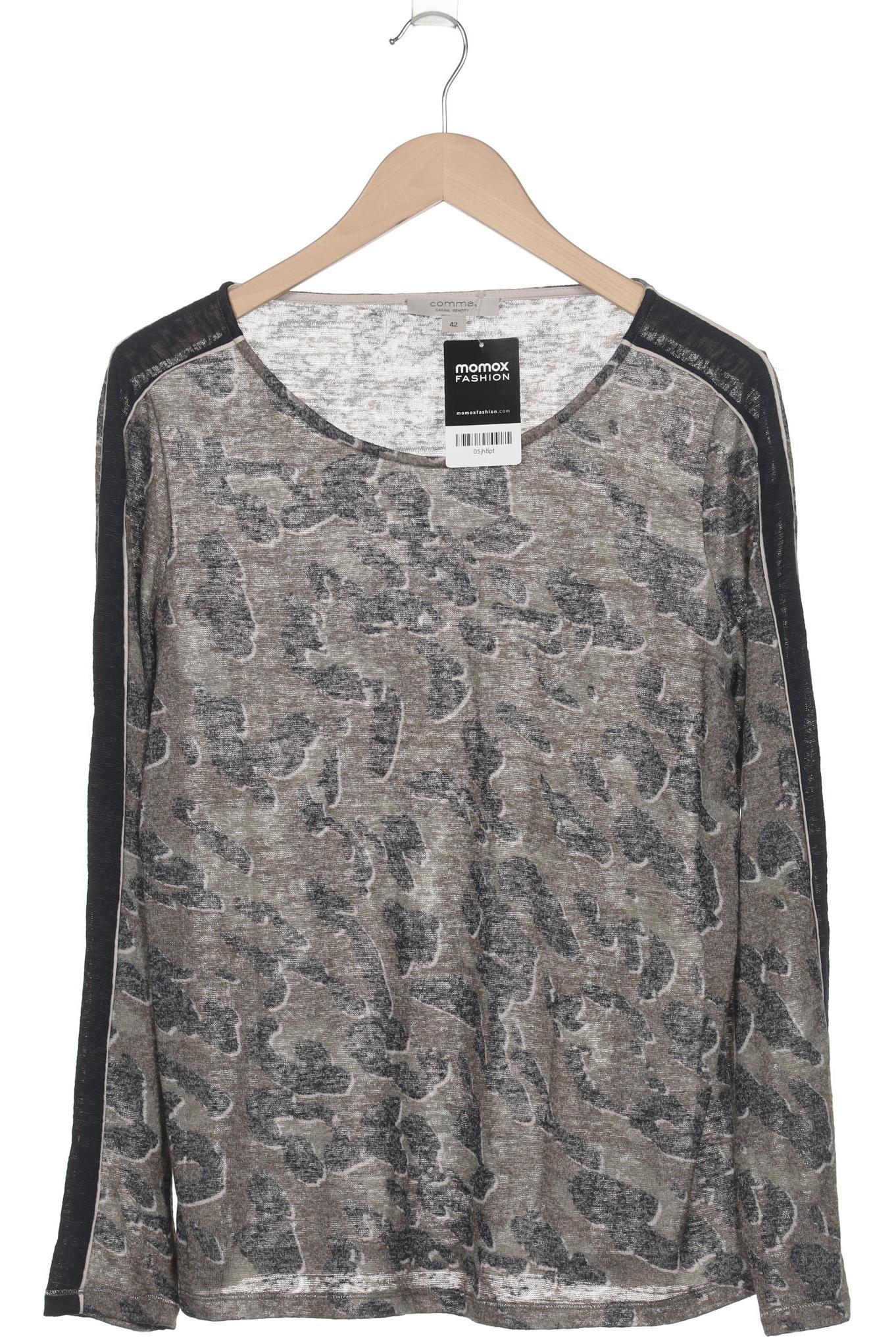 

Comma Damen Langarmshirt, grau, Gr. 42