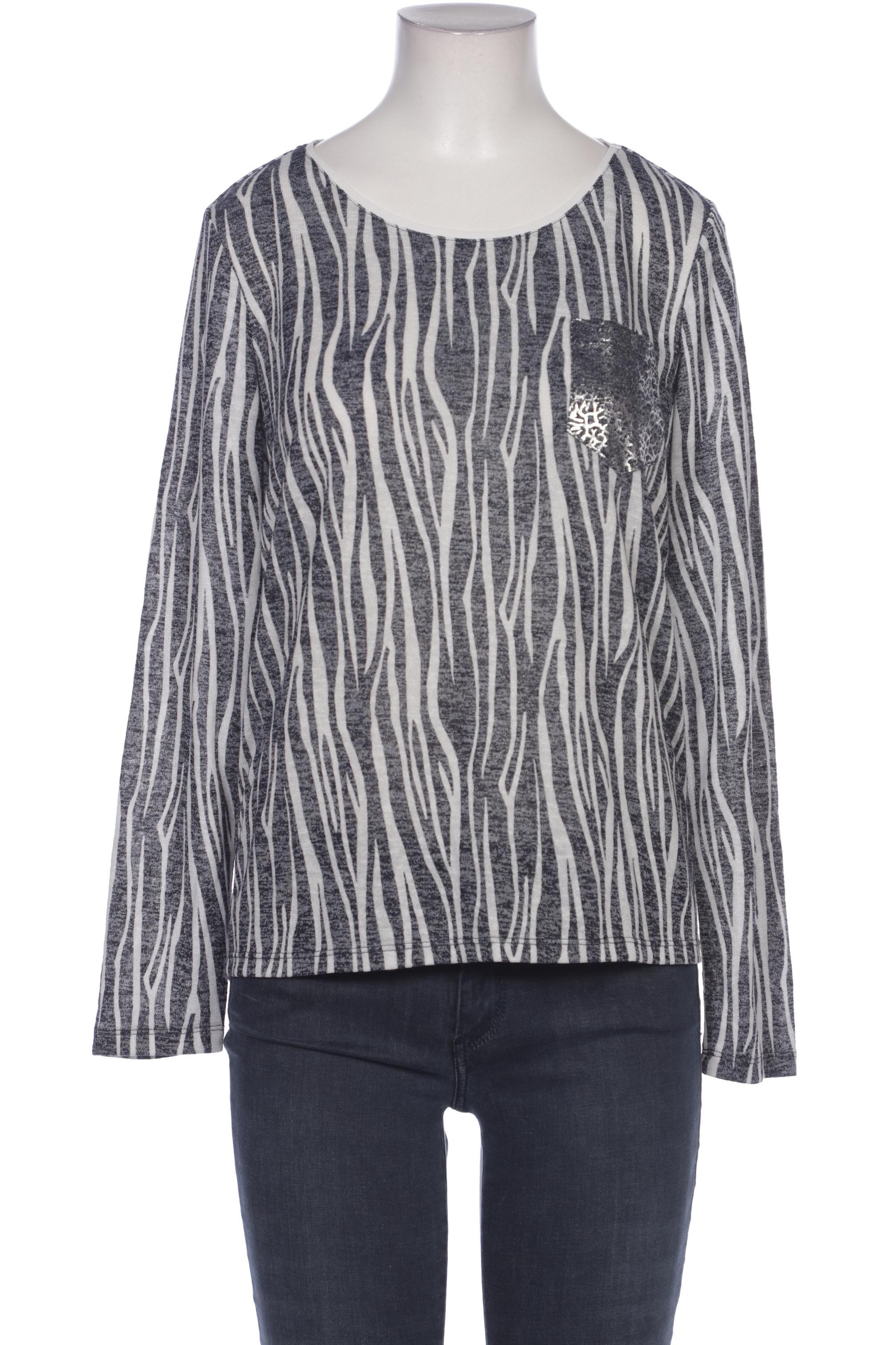 

Comma Damen Langarmshirt, grau, Gr. 38