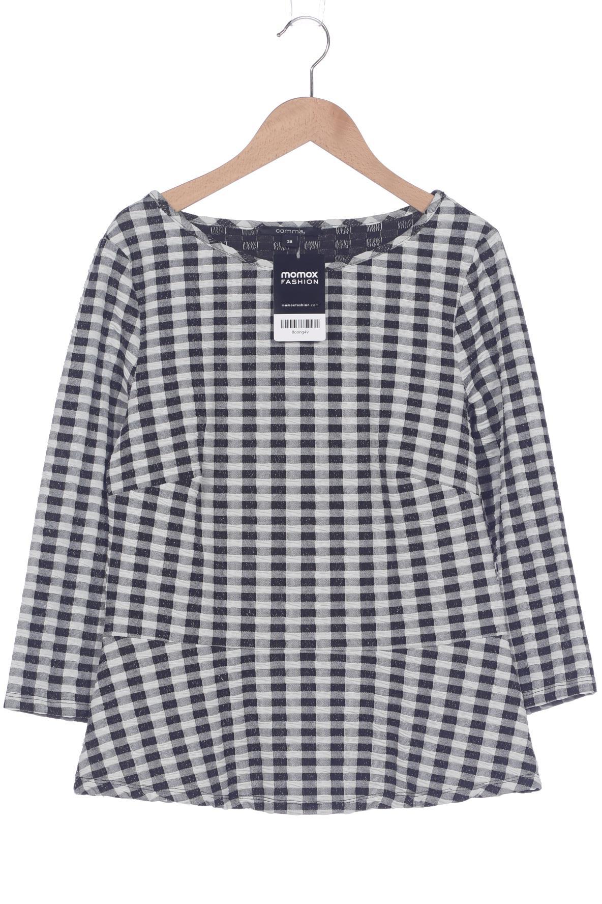 

Comma Damen Langarmshirt, schwarz, Gr. 38