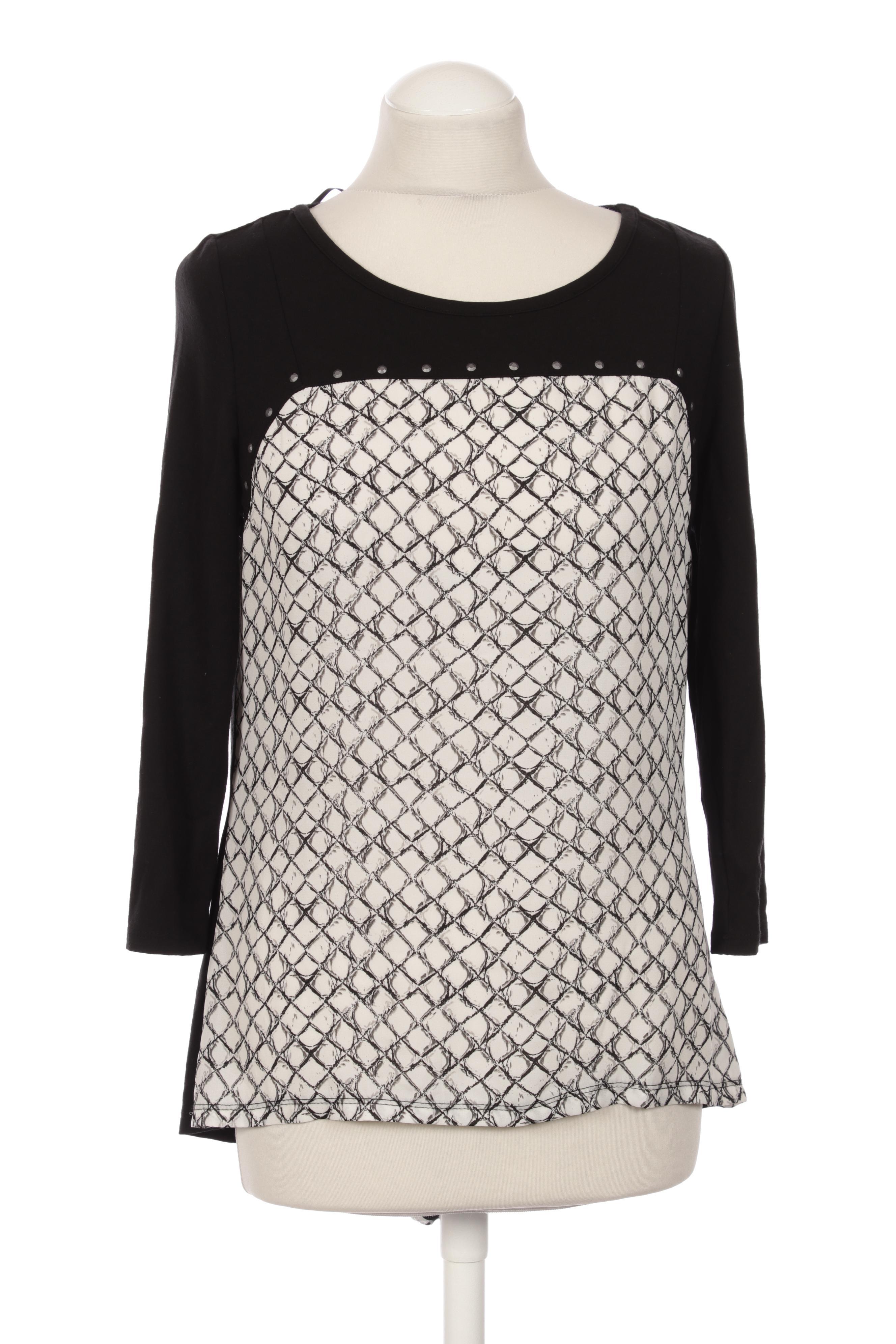 

Comma Damen Langarmshirt, schwarz, Gr. 36