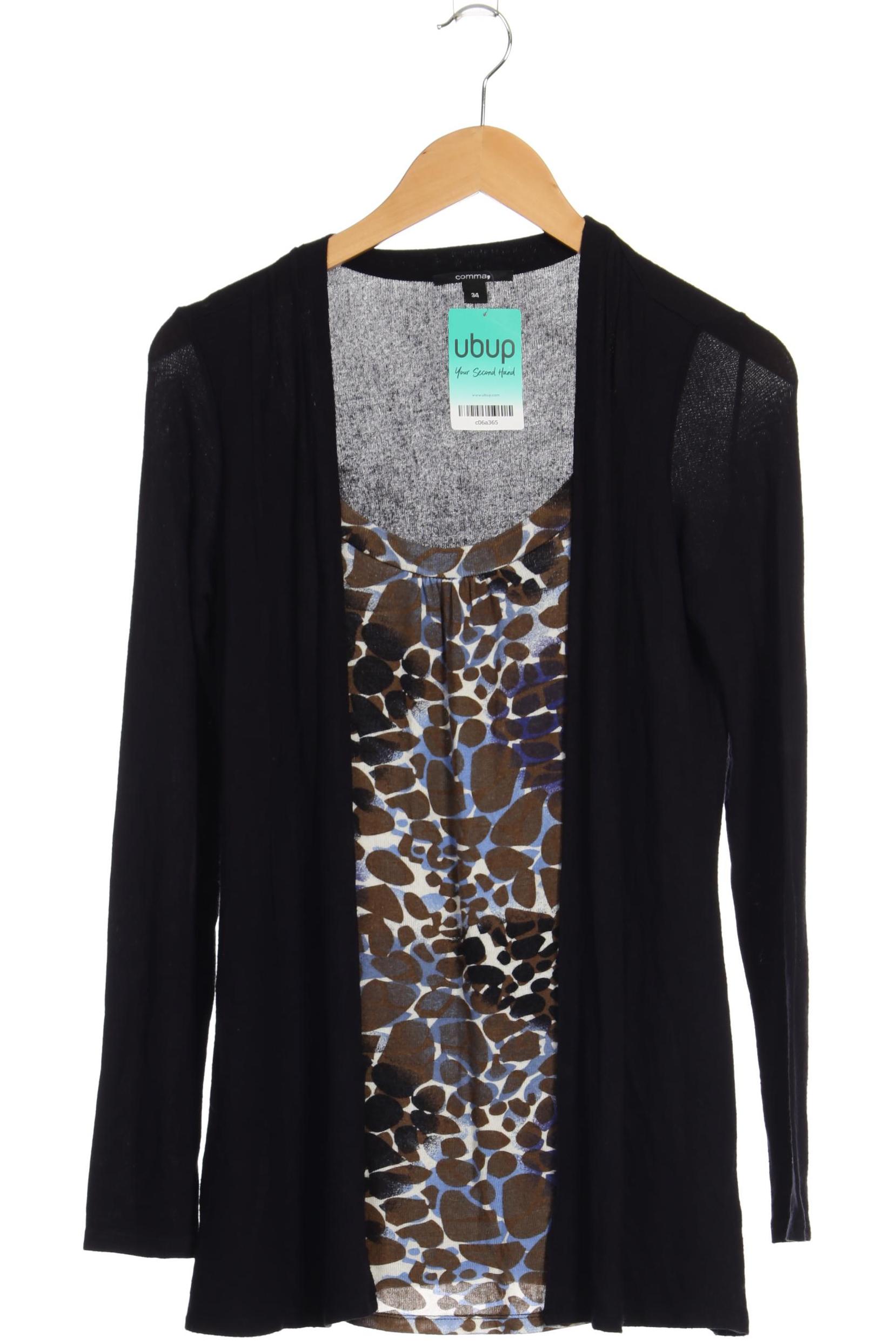 

Comma Damen Langarmshirt, blau, Gr. 34