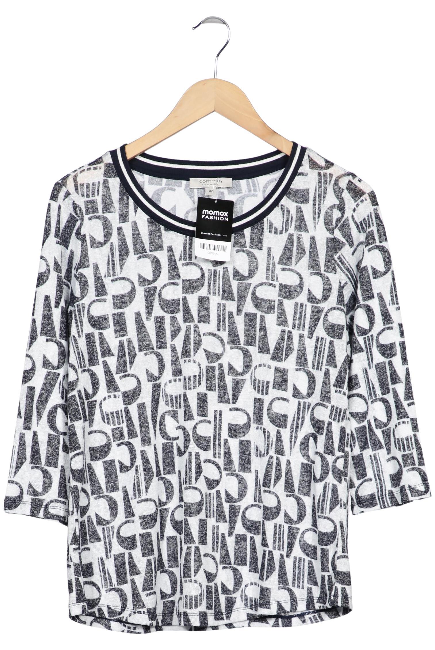 

Comma Damen Langarmshirt, mehrfarbig, Gr. 42