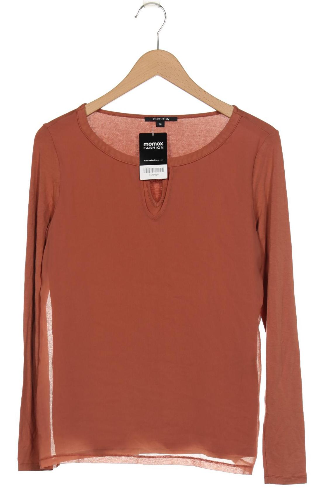 

Comma Damen Langarmshirt, orange