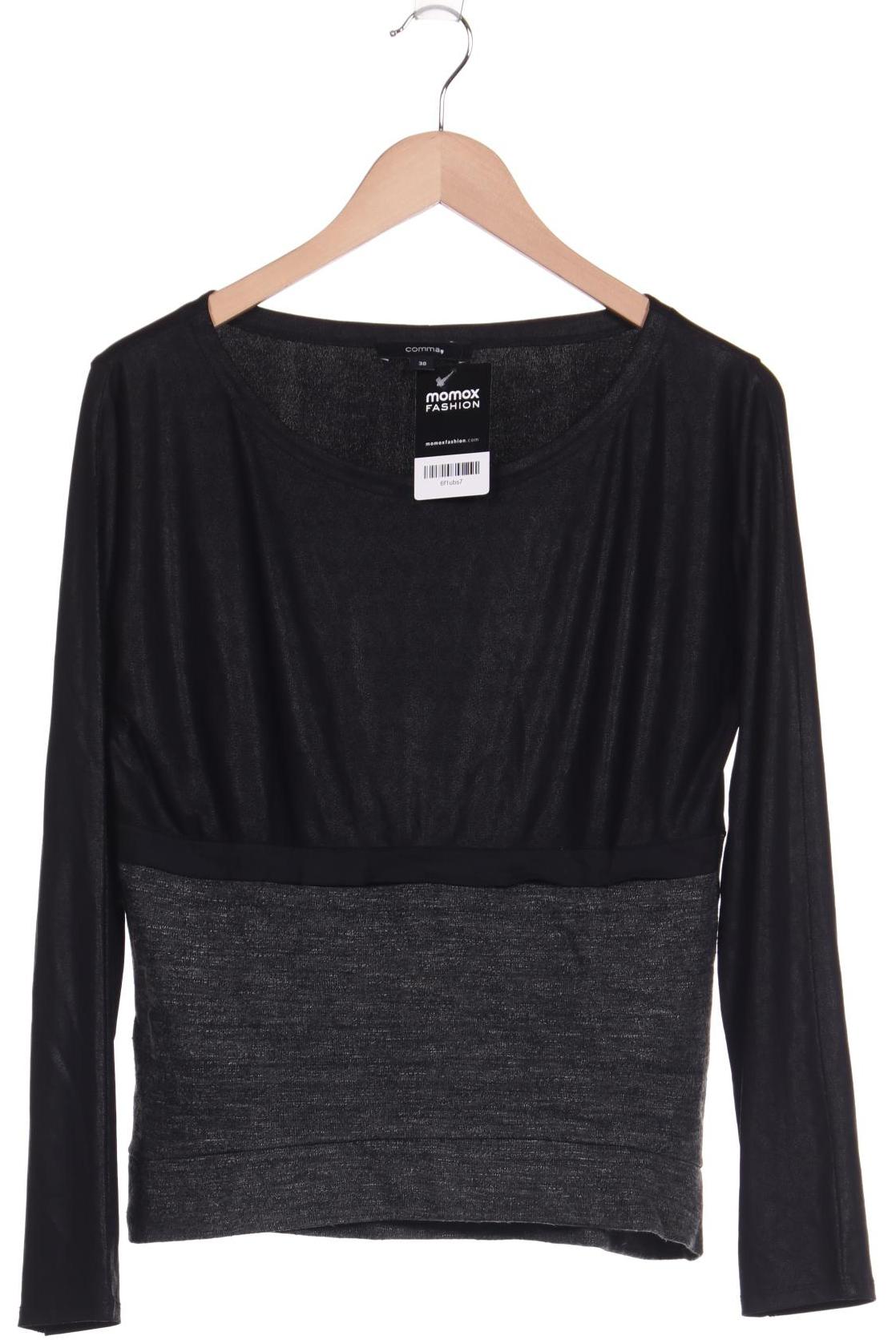 

Comma Damen Langarmshirt, grau, Gr. 38