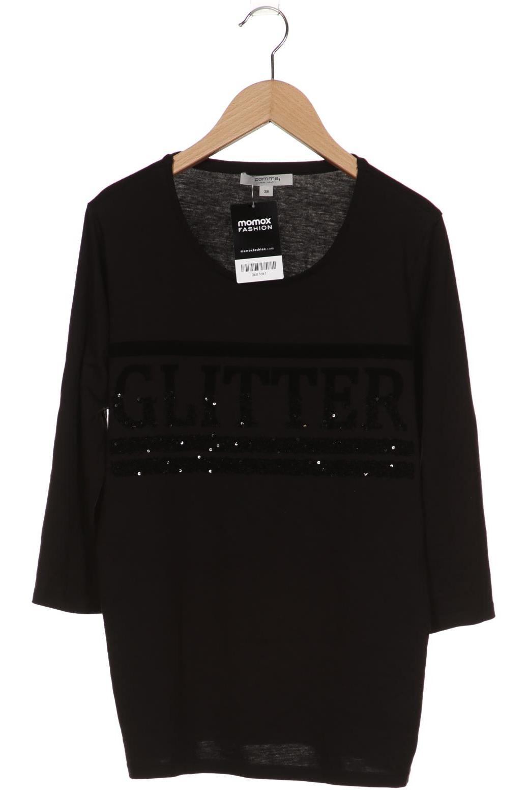 

Comma Damen Langarmshirt, schwarz