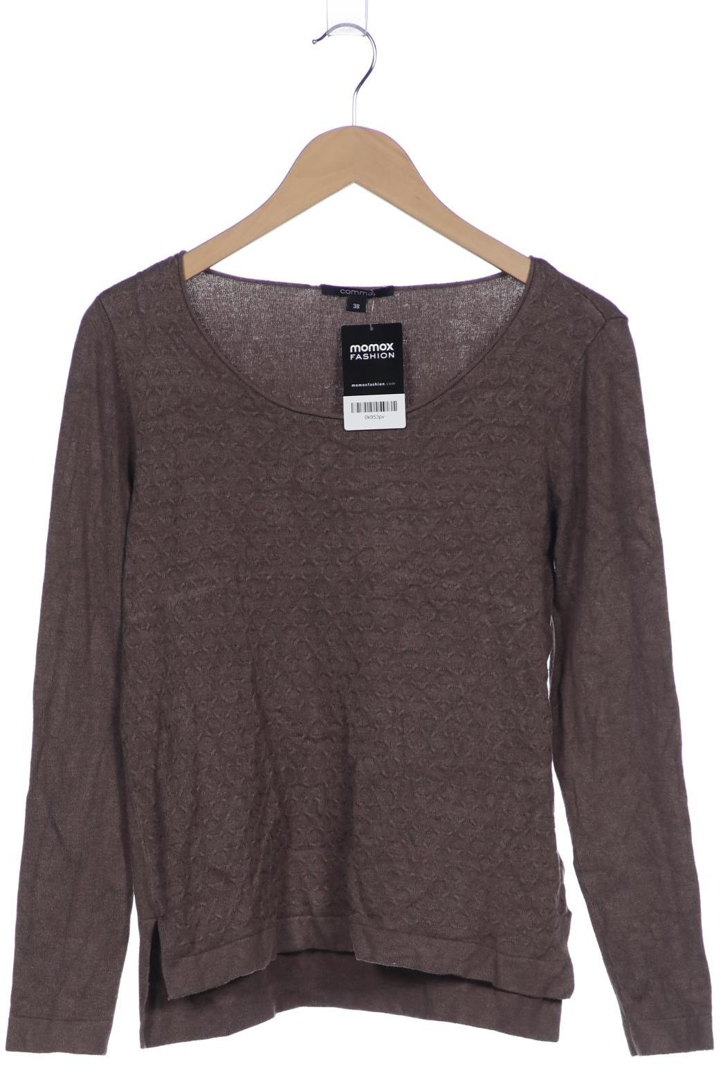 

Comma Damen Langarmshirt, braun, Gr. 38