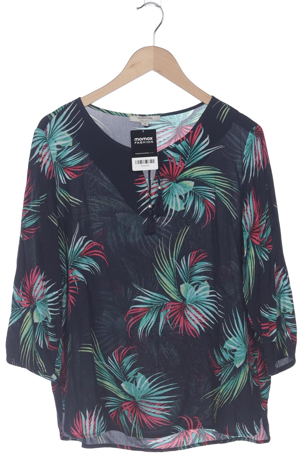 

Comma Damen Langarmshirt, marineblau, Gr. 42
