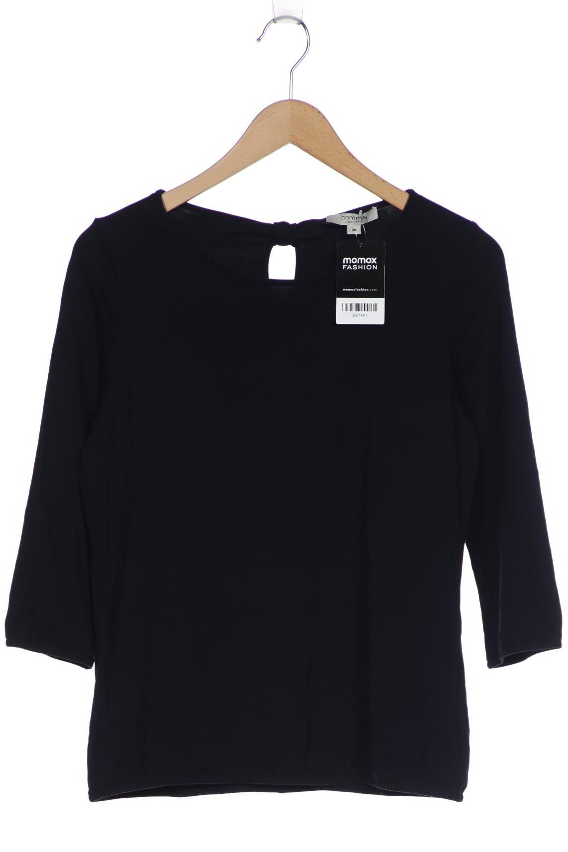 

Comma Damen Langarmshirt, marineblau, Gr. 38
