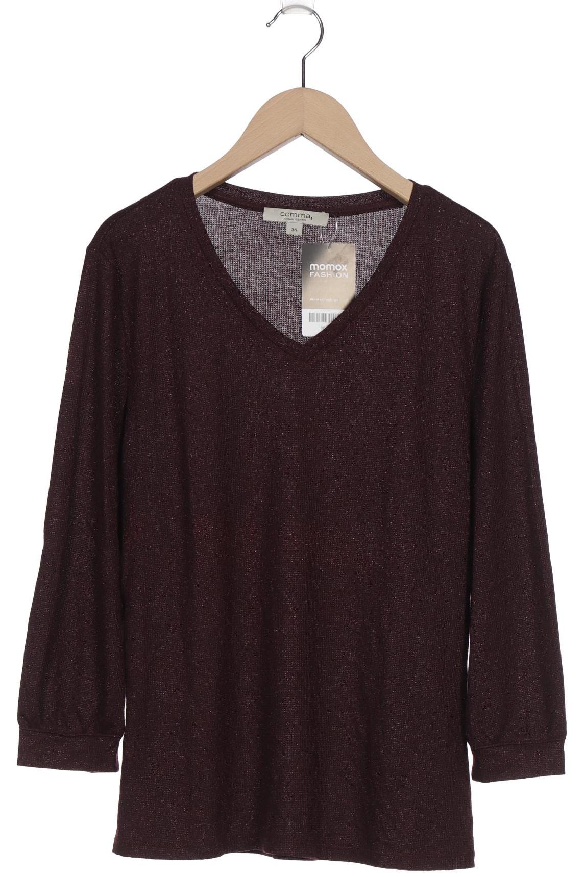 

Comma Damen Langarmshirt, bordeaux