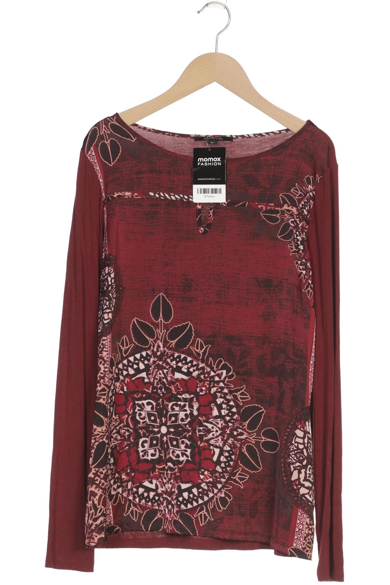 

Comma Damen Langarmshirt, bordeaux, Gr. 38