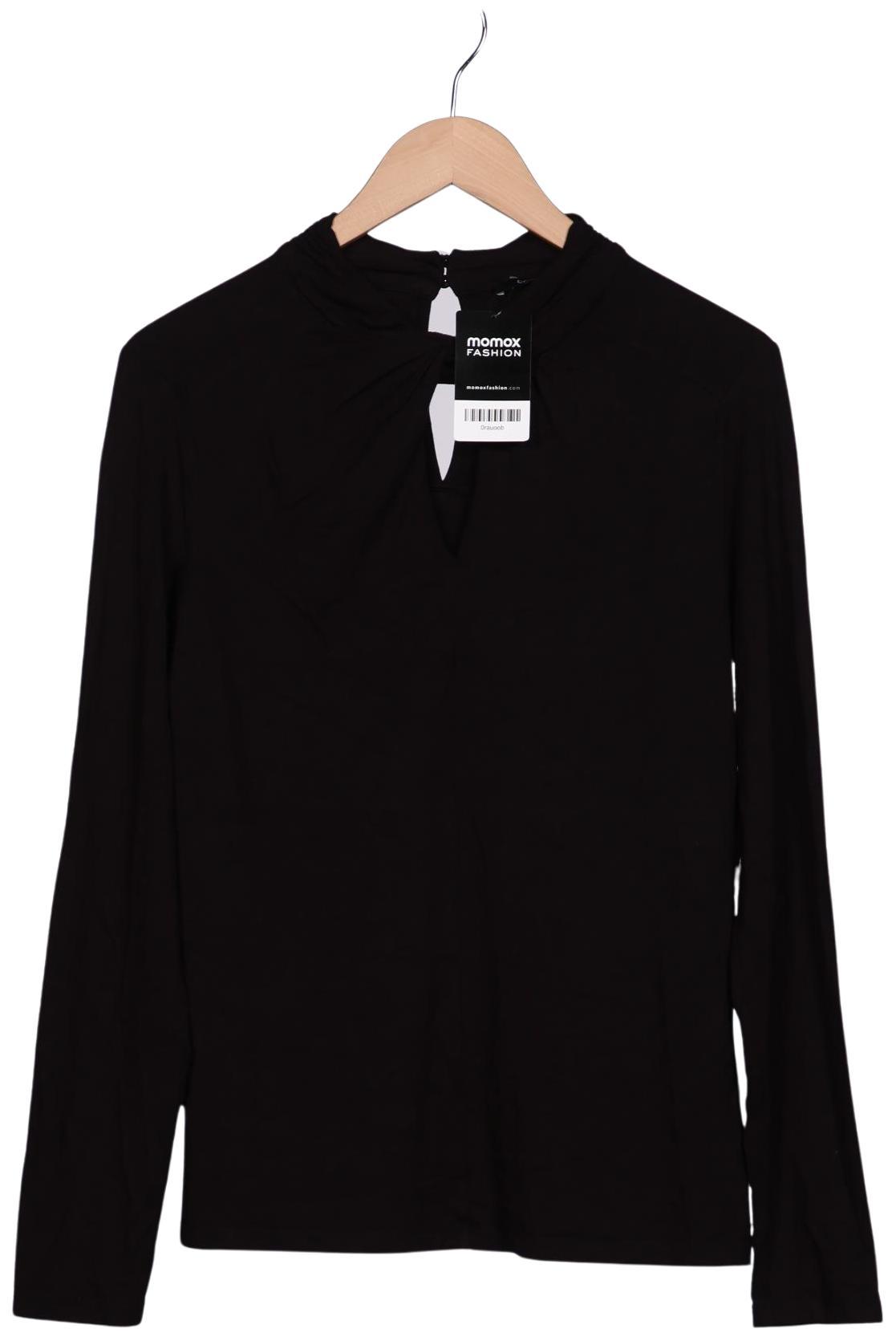 

Comma Damen Langarmshirt, schwarz, Gr. 42