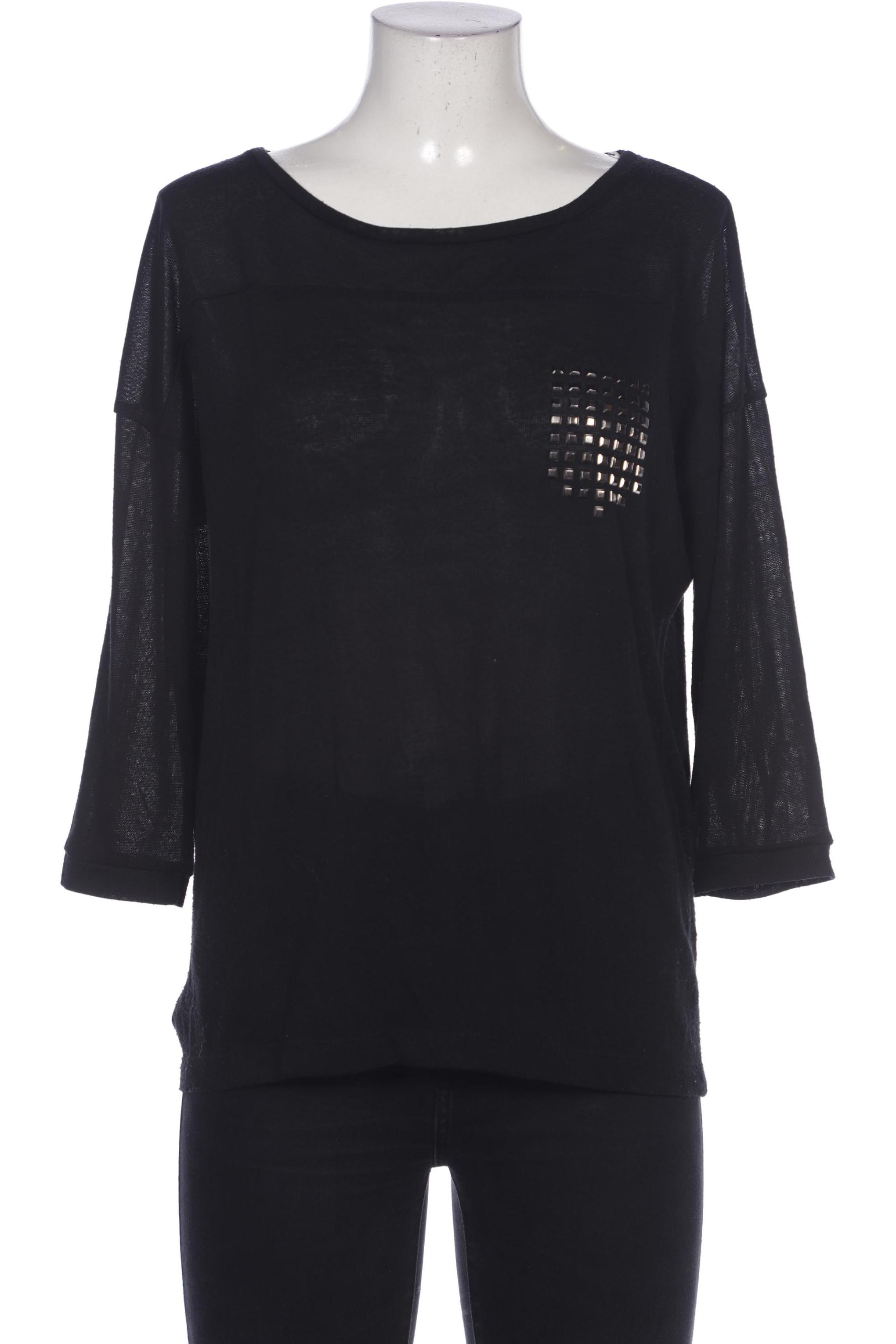 

Comma Damen Langarmshirt, schwarz, Gr. 38