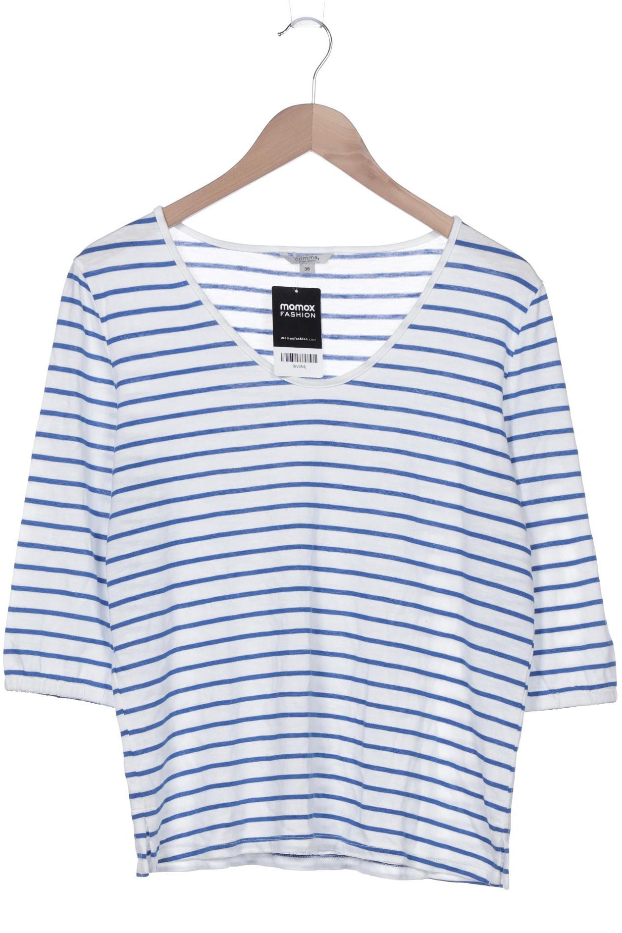 

Comma Damen Langarmshirt, weiß, Gr. 38