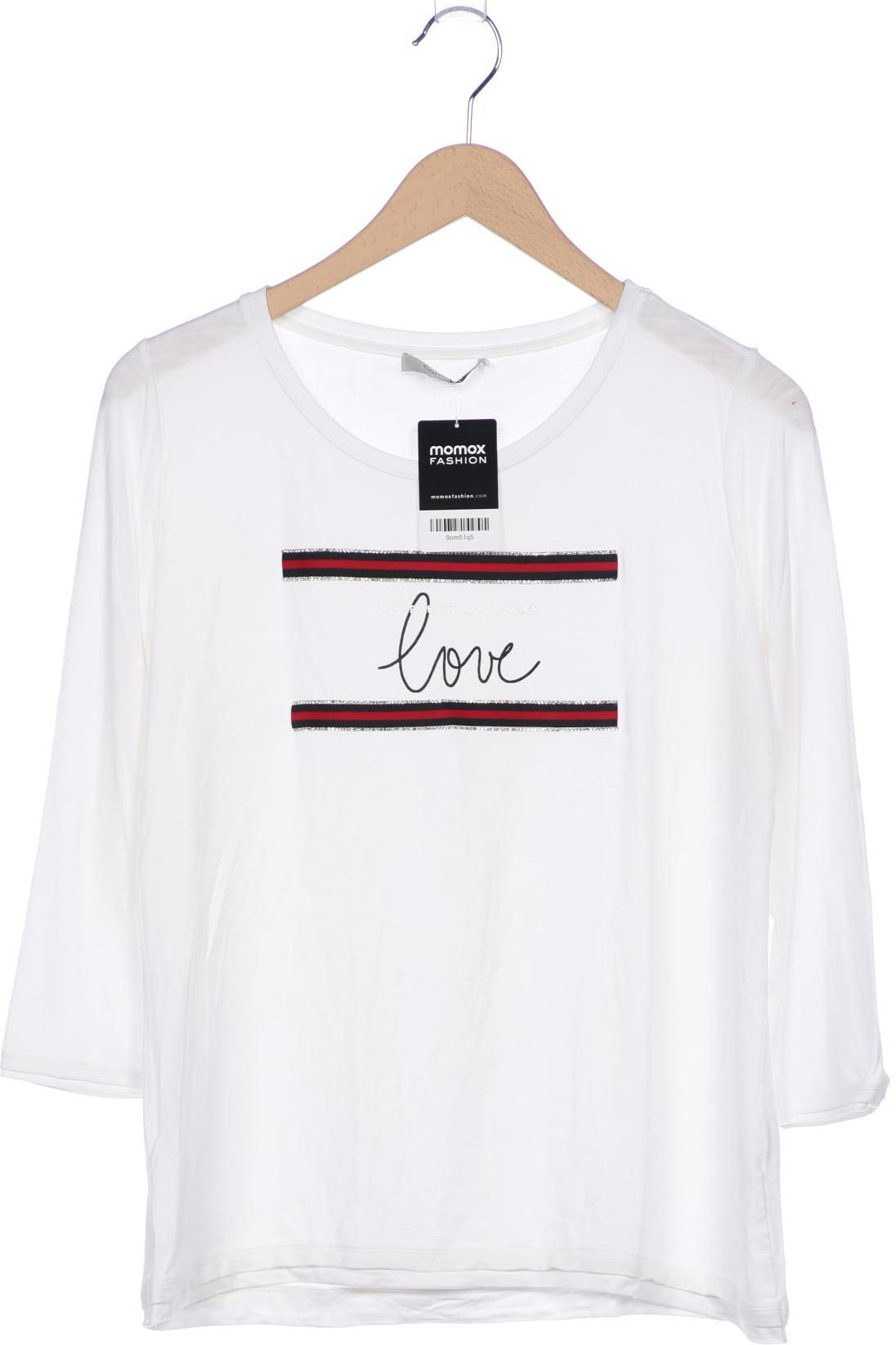 

Comma Damen Langarmshirt, weiß, Gr. 40