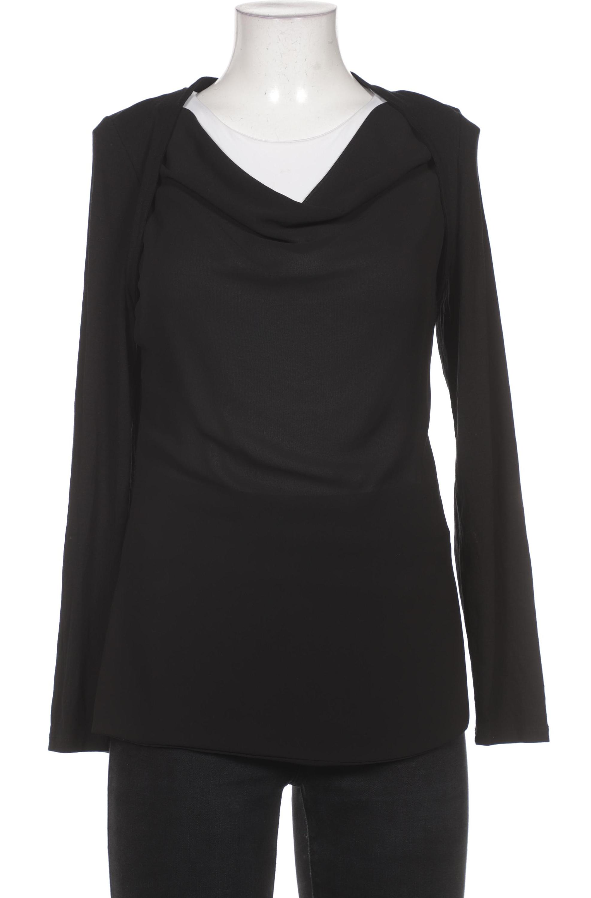 

Comma Damen Langarmshirt, schwarz, Gr. 38