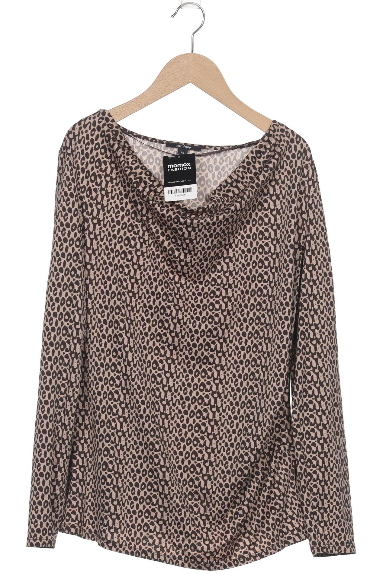 

Comma Damen Langarmshirt, beige, Gr. 42