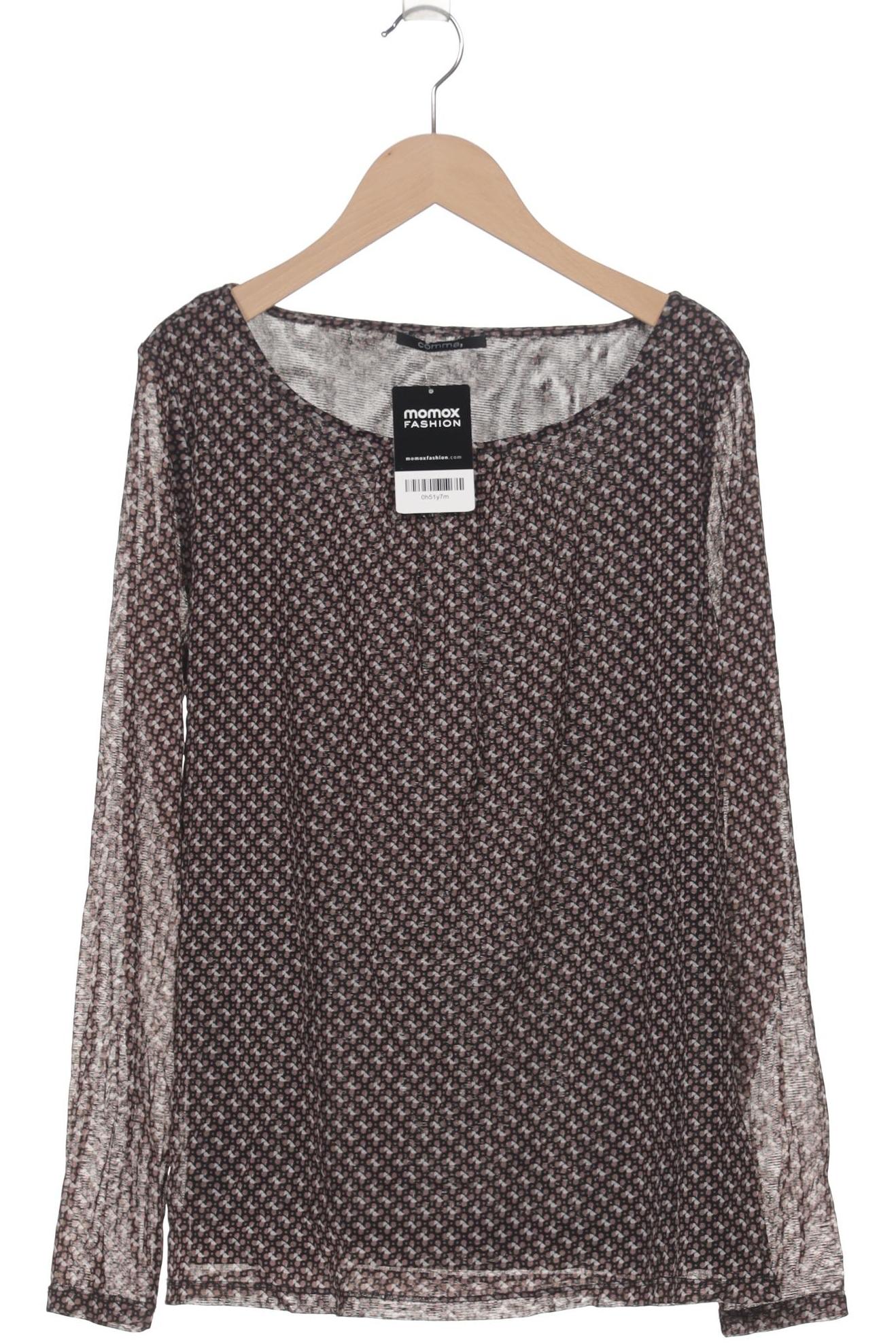 

Comma Damen Langarmshirt, schwarz, Gr. 38