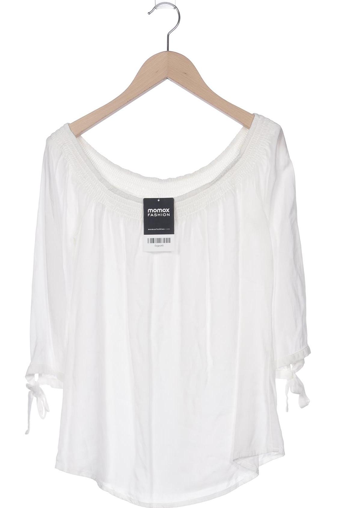 

Comma Damen Langarmshirt, weiß, Gr. 36