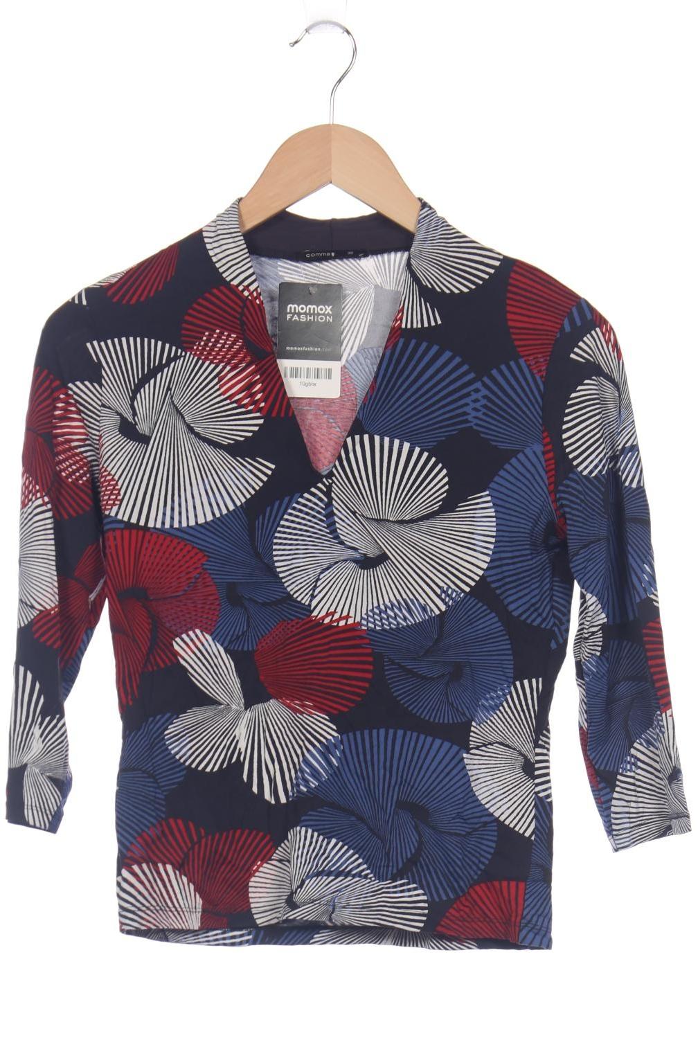 

Comma Damen Langarmshirt, mehrfarbig, Gr. 38