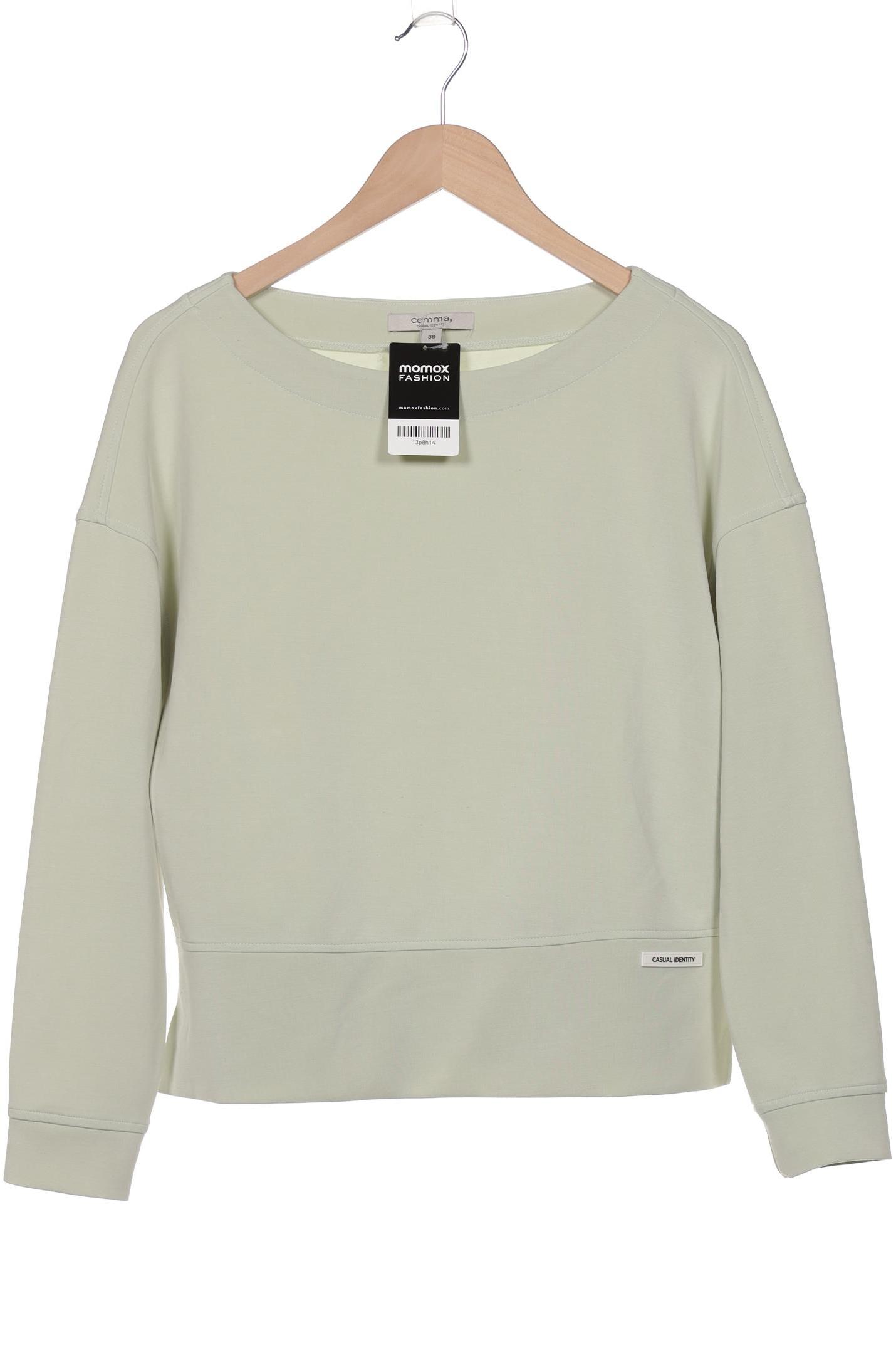 

Comma Damen Langarmshirt, hellgrün, Gr. 38