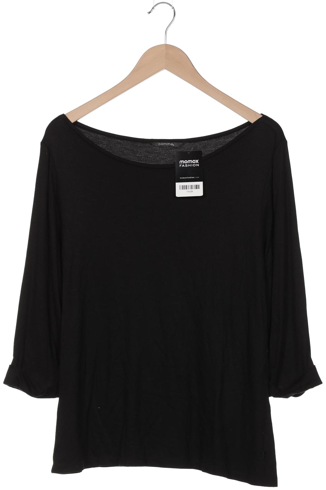 

Comma Damen Langarmshirt, schwarz, Gr. 44