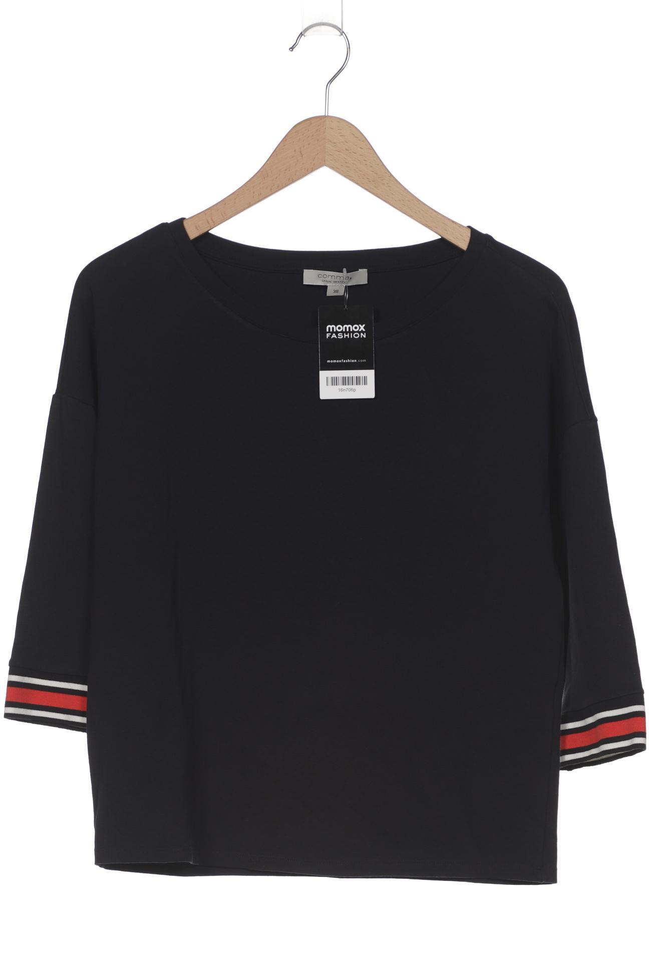 

Comma Damen Langarmshirt, marineblau, Gr. 38