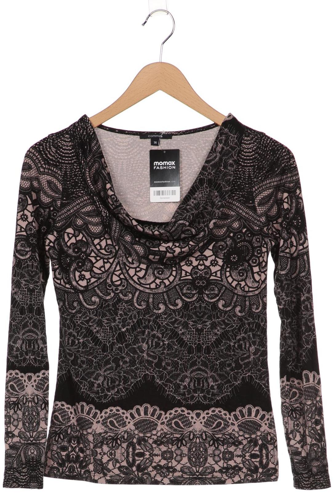 

Comma Damen Langarmshirt, schwarz
