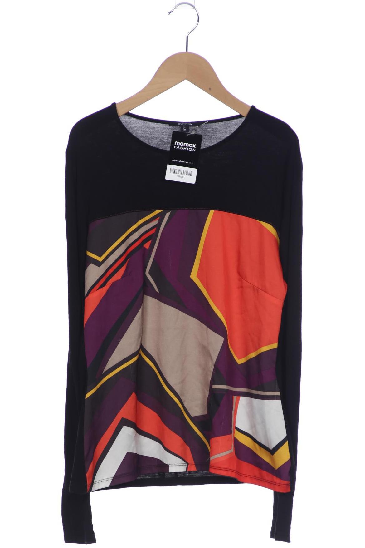 

Comma Damen Langarmshirt, schwarz, Gr. 36