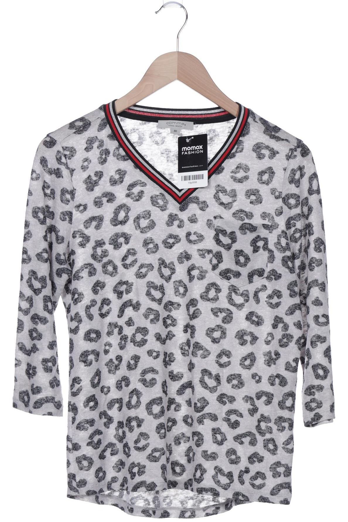 

Comma Damen Langarmshirt, grau, Gr. 40