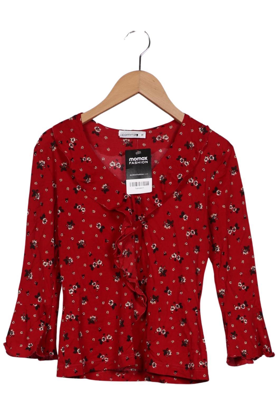 

Comma Damen Langarmshirt, rot, Gr. 36