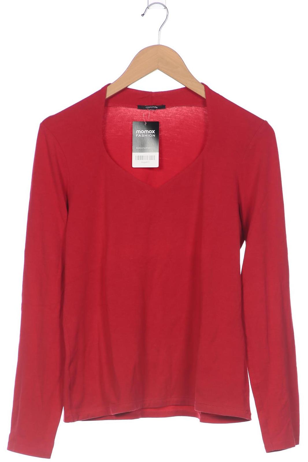 

Comma Damen Langarmshirt, rot, Gr. 42