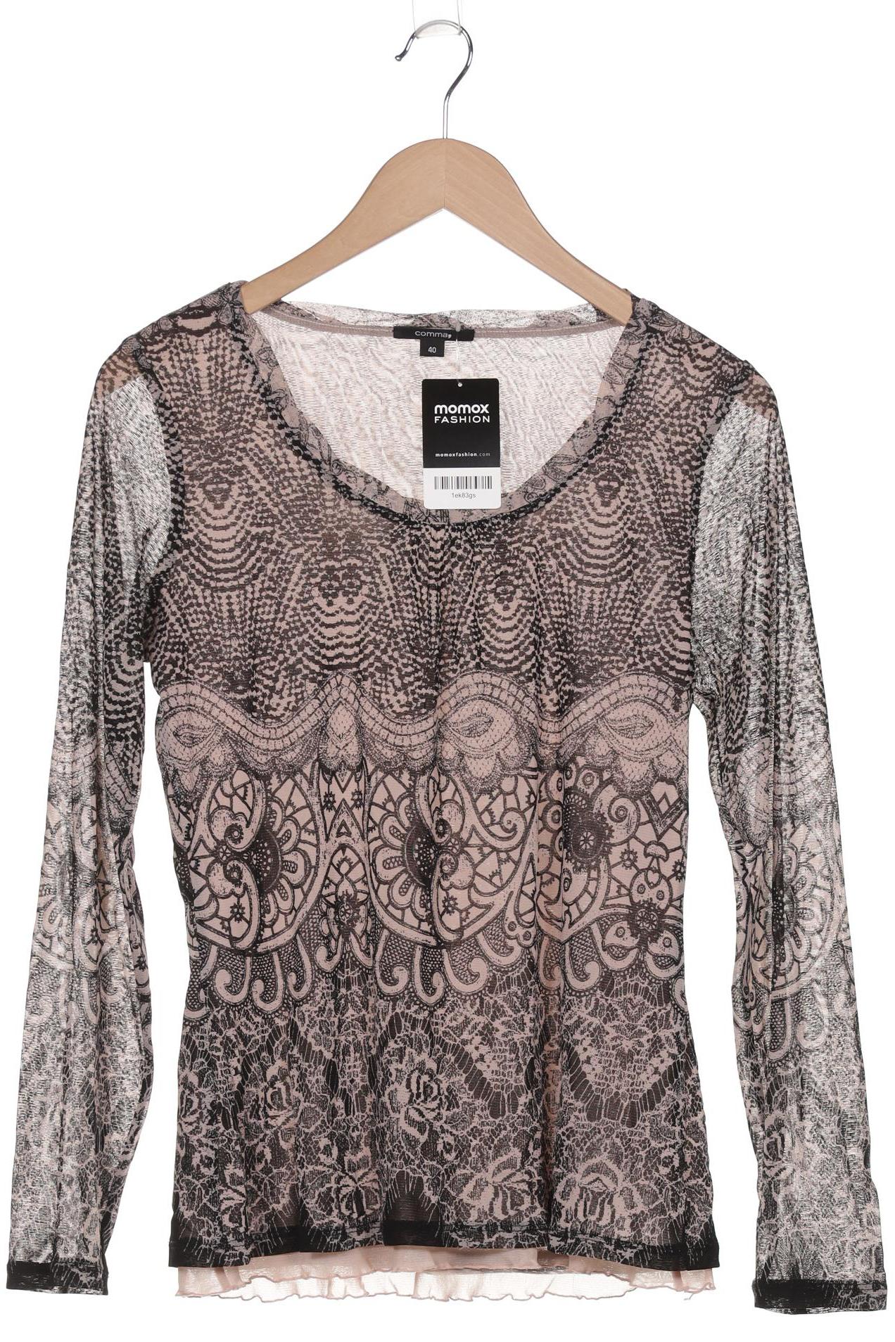 

Comma Damen Langarmshirt, pink, Gr. 40
