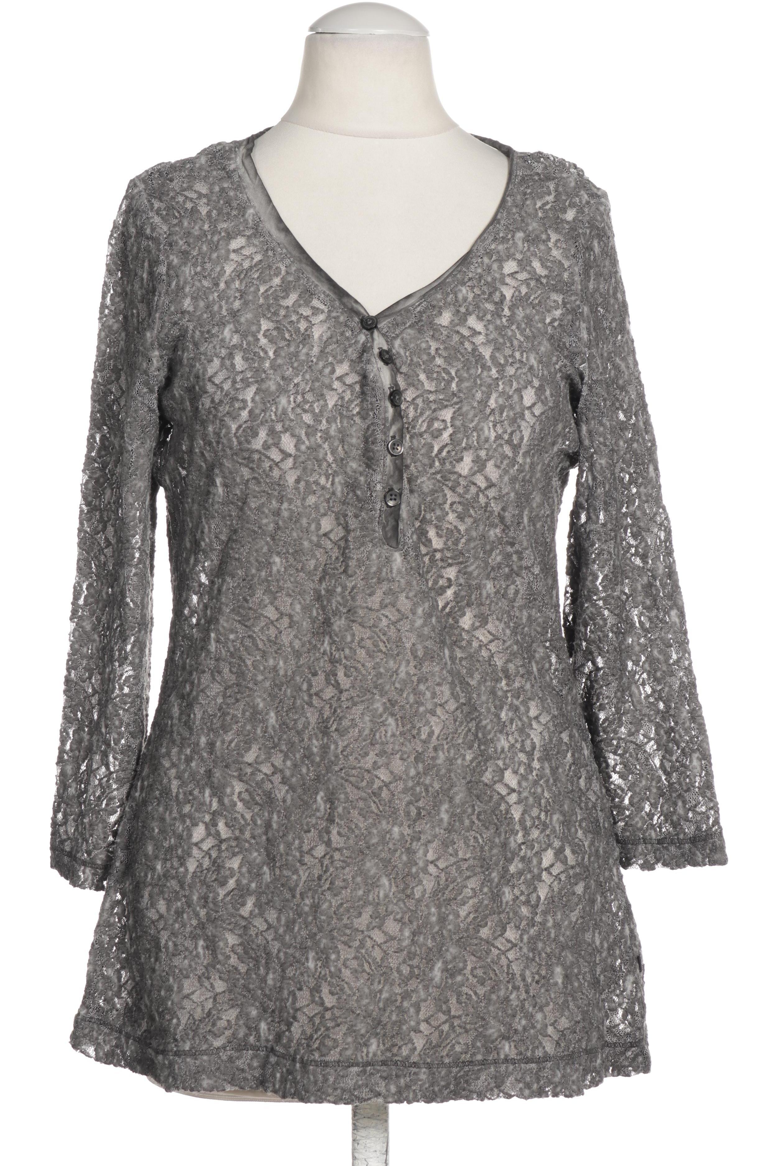 

Comma Damen Langarmshirt, grau, Gr. 34