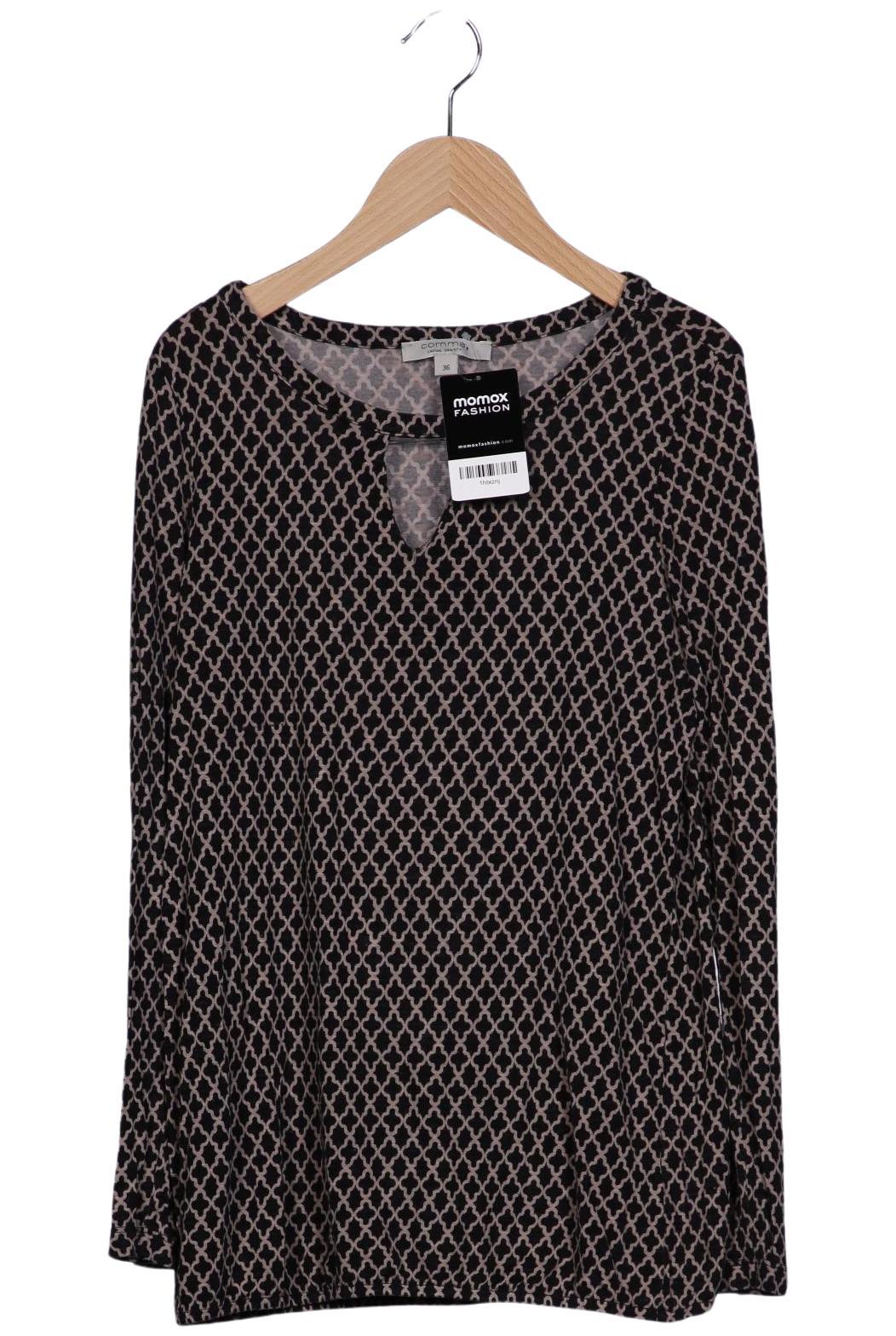 

Comma Damen Langarmshirt, braun, Gr. 36