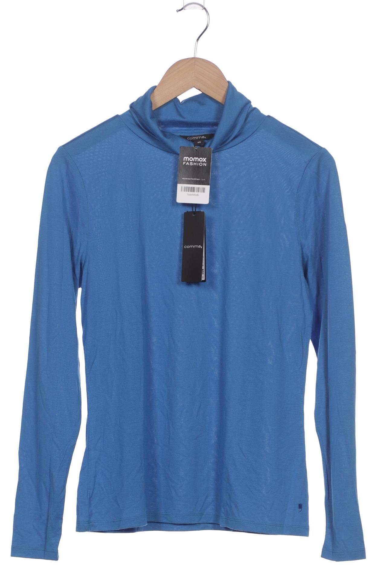 

Comma Damen Langarmshirt, blau, Gr. 40