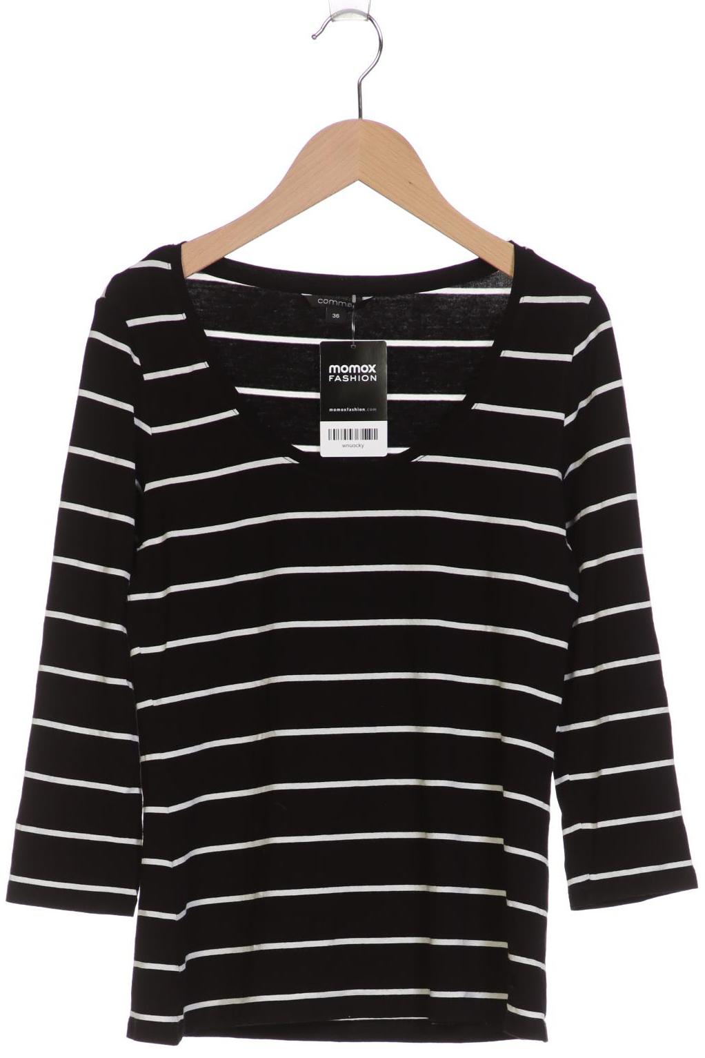 

Comma Damen Langarmshirt, schwarz, Gr. 36