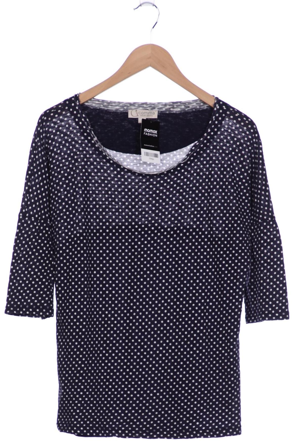

Comma Damen Langarmshirt, marineblau, Gr. 36