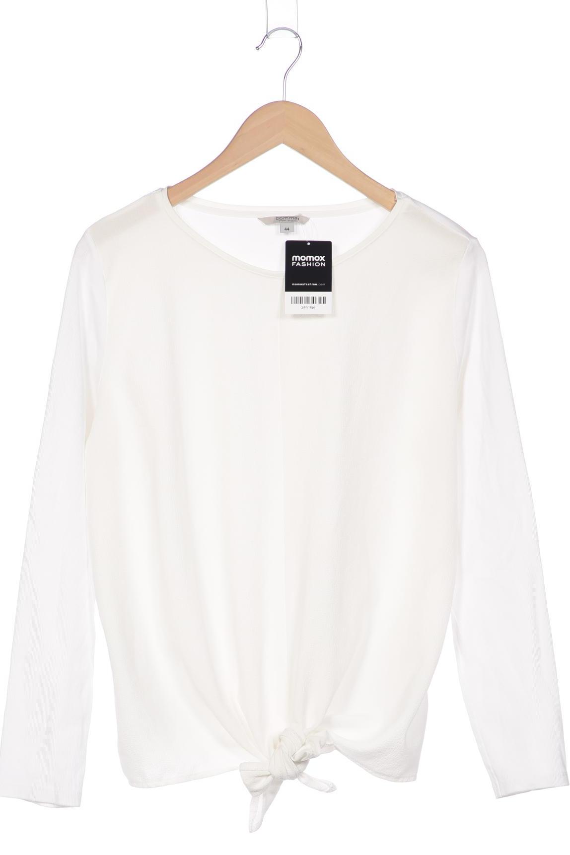 

Comma Damen Langarmshirt, weiß, Gr. 44