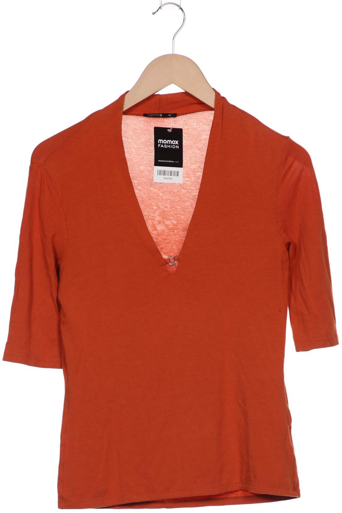 

Comma Damen Langarmshirt, orange, Gr. 36