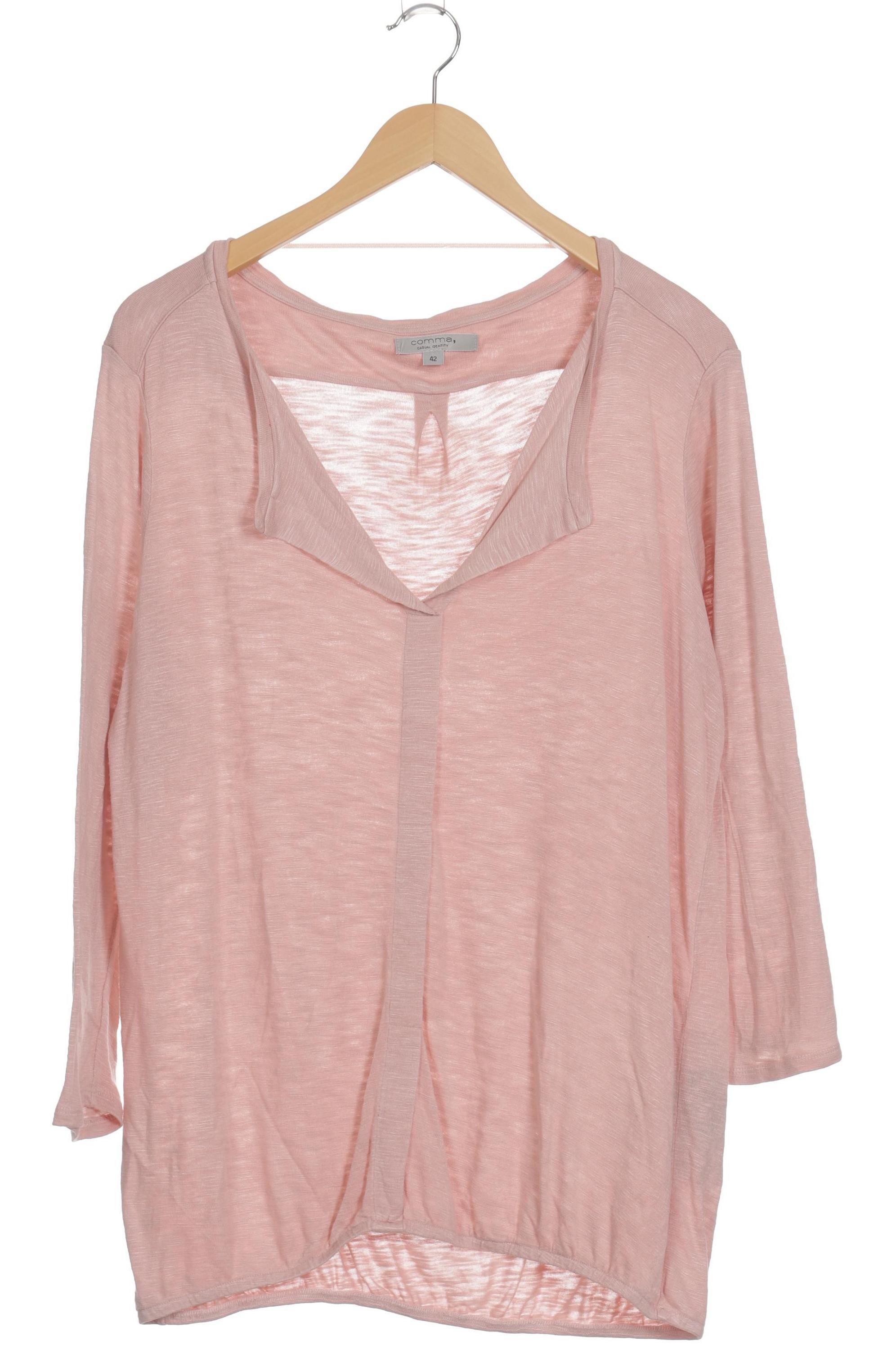 

Comma Damen Langarmshirt, beige, Gr. 42