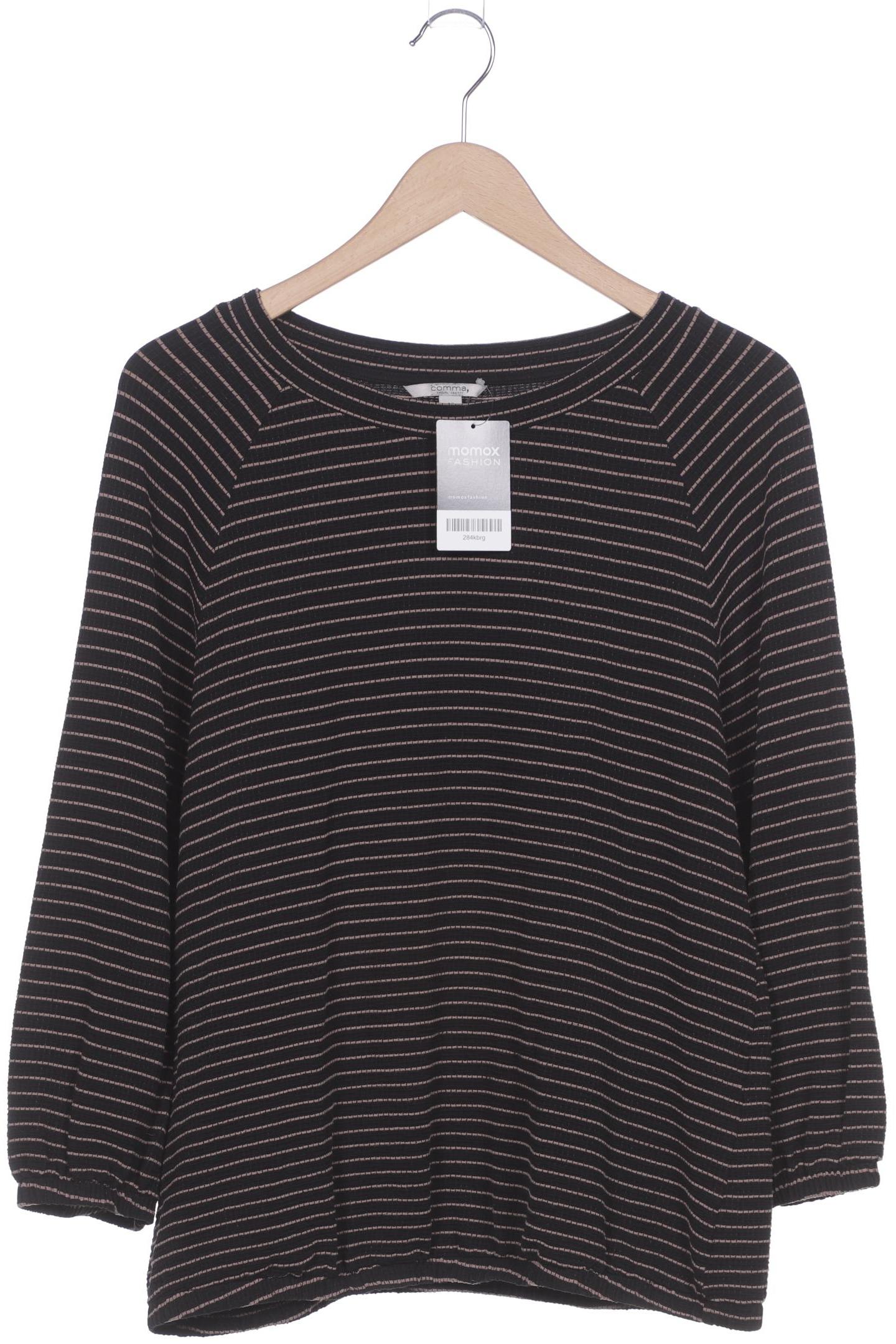 

Comma Damen Langarmshirt, schwarz, Gr. 40
