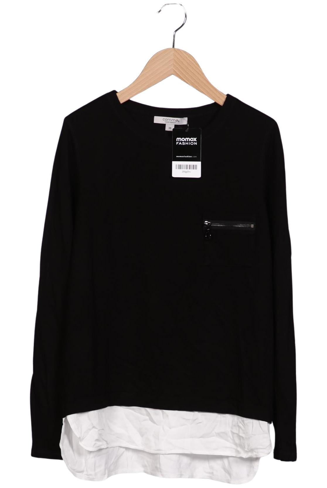 

Comma Damen Langarmshirt, mehrfarbig, Gr. 36