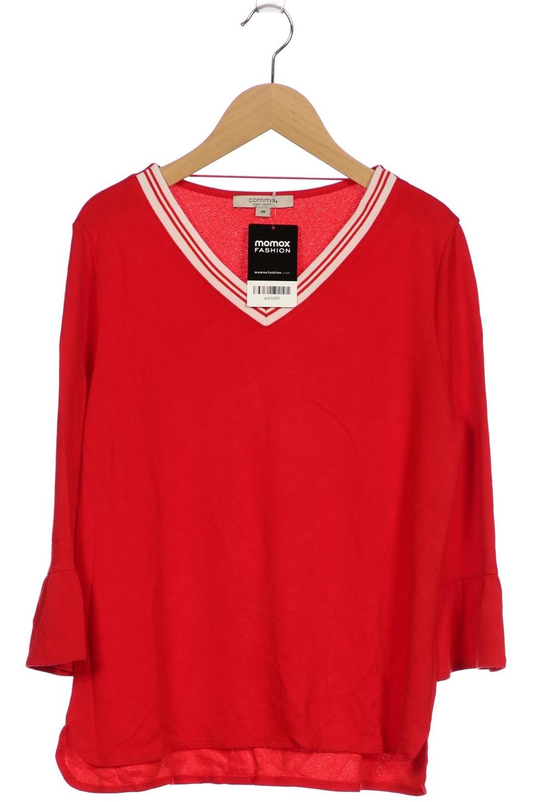 

Comma Damen Langarmshirt, rot, Gr. 38