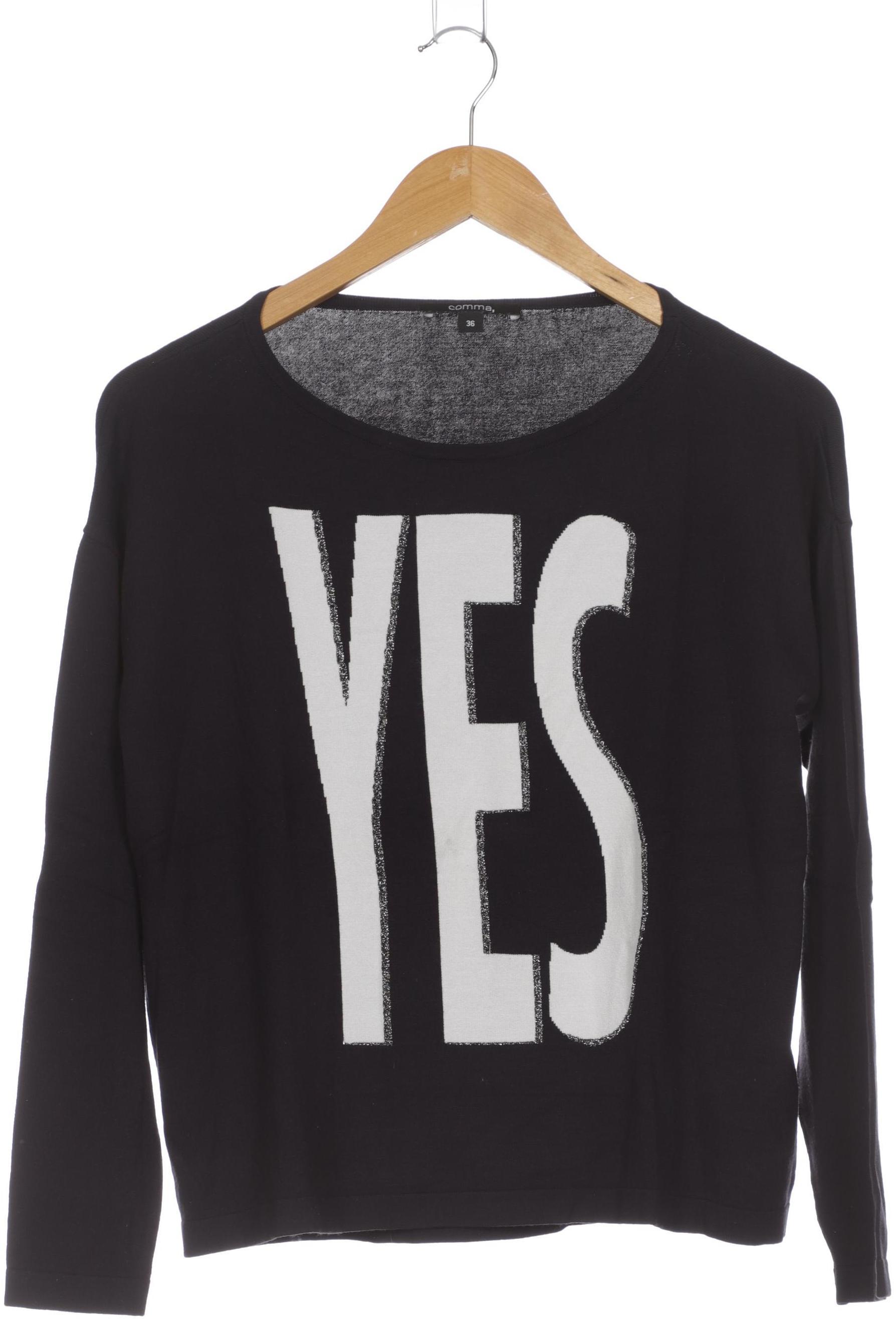 

Comma Damen Langarmshirt, blau, Gr. 36