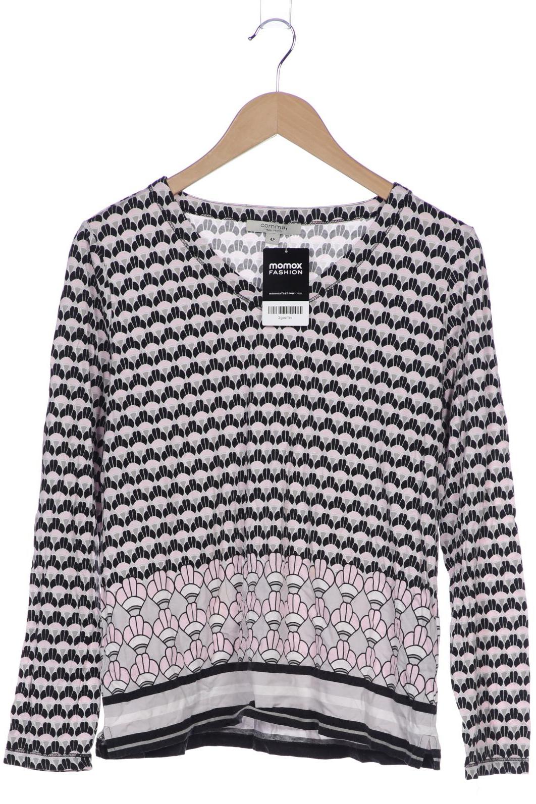

Comma Damen Langarmshirt, grau, Gr. 42